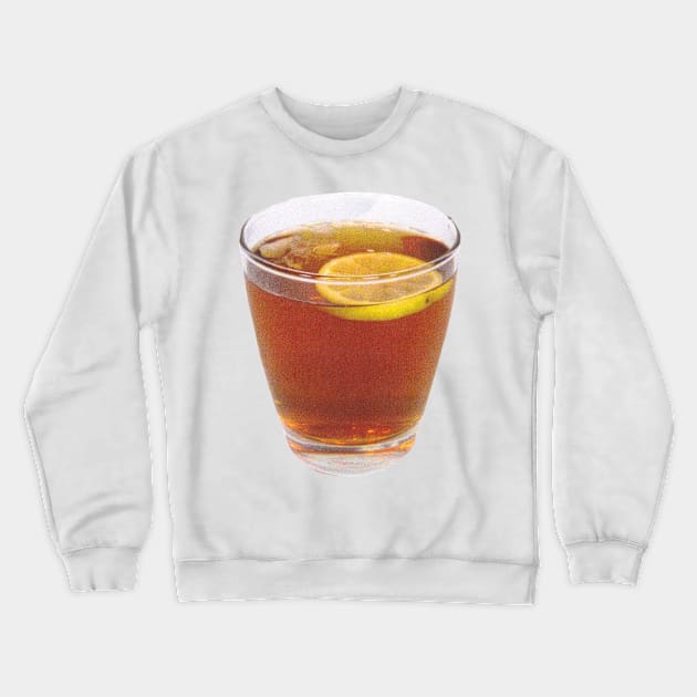 Lemon Tea Drinking Crewneck Sweatshirt by Food Photography